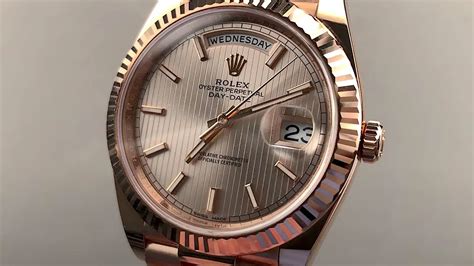 rose gold rolex president bracelet|rolex datejust with president bracelet.